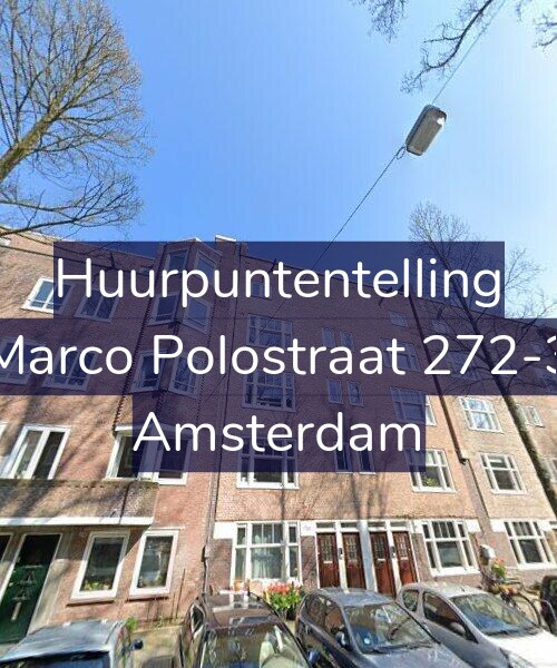 Foto gevel Huurpuntentelling voor Marco Polostraat 272-3, Amsterdam