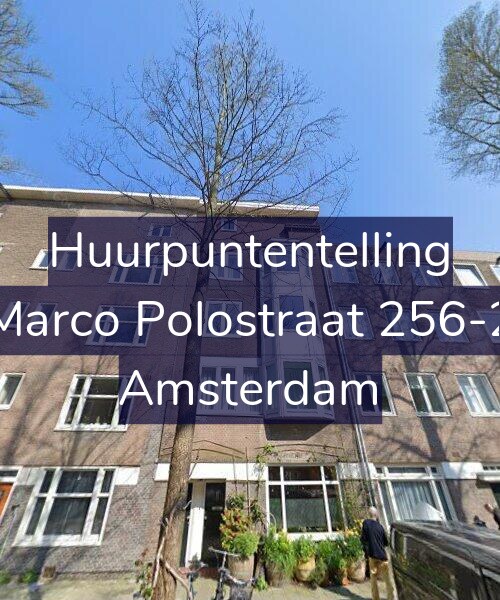 Foto gevel Huurpuntentelling voor Marco Polostraat 256-2, Amsterdam