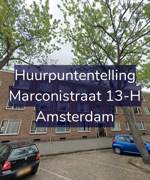 Foto gevel Huurpuntentelling voor Marconistraat 13-H, Amsterdam