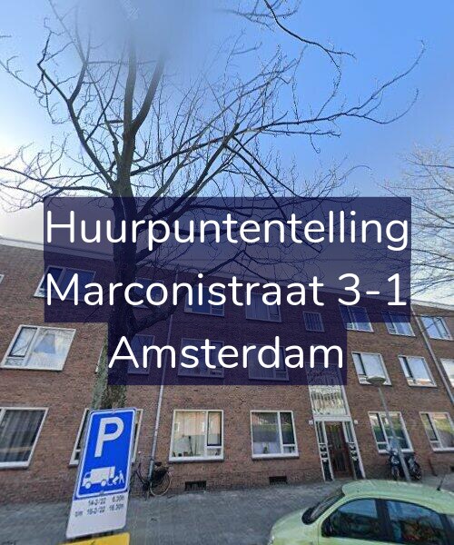 Foto gevel Huurpuntentelling voor Marconistraat 3-1, Amsterdam