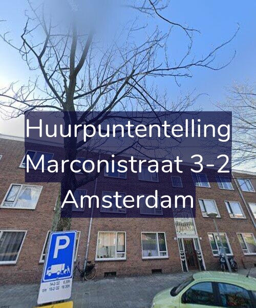 Foto gevel Huurpuntentelling voor Marconistraat 3-2, Amsterdam
