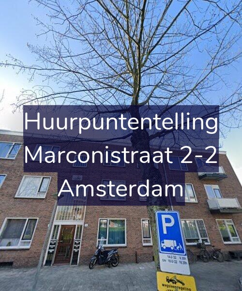 Foto gevel Huurpuntentelling voor Marconistraat 2-2, Amsterdam