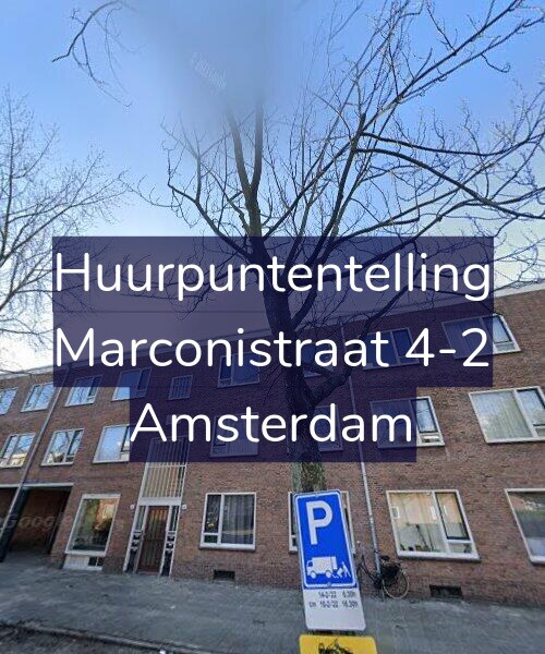 Foto gevel Huurpuntentelling voor Marconistraat 4-2, Amsterdam