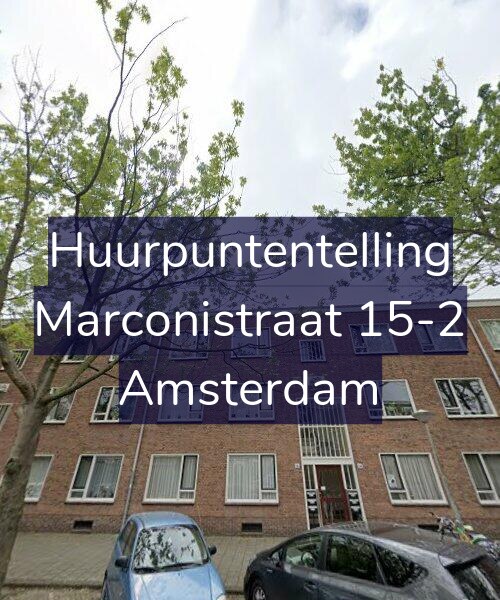 Foto gevel Huurpuntentelling voor Marconistraat 15-2, Amsterdam