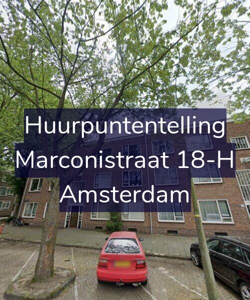 Foto gevel Huurpuntentelling voor Marconistraat 18-H, Amsterdam