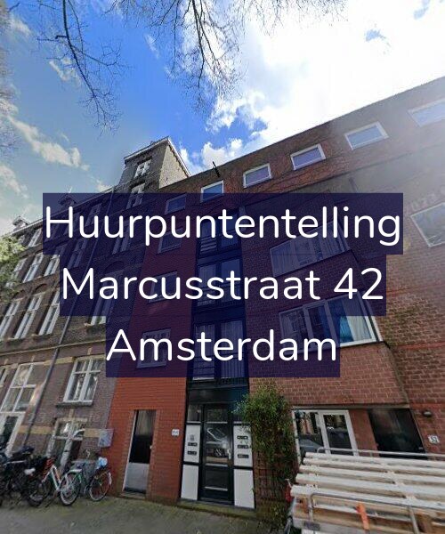 Foto gevel Huurpuntentelling voor Marcusstraat 42, Amsterdam