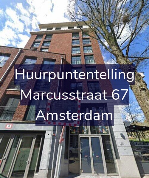 Foto gevel Huurpuntentelling voor Marcusstraat 67, Amsterdam