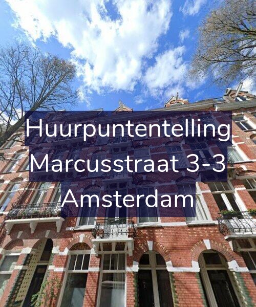 Foto gevel Huurpuntentelling voor Marcusstraat 3-3, Amsterdam