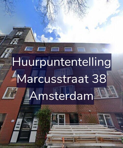 Foto gevel Huurpuntentelling voor Marcusstraat 38, Amsterdam