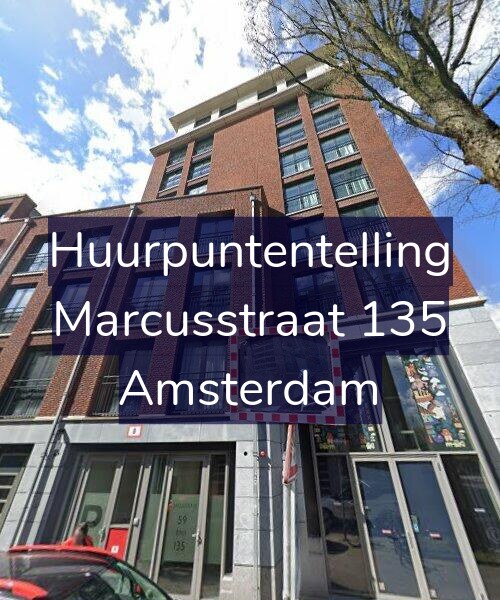 Foto gevel Huurpuntentelling voor Marcusstraat 135, Amsterdam