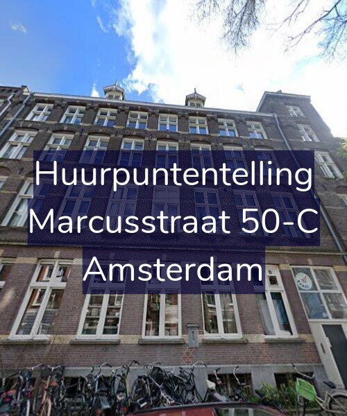 Foto gevel Huurpuntentelling voor Marcusstraat 50-C, Amsterdam