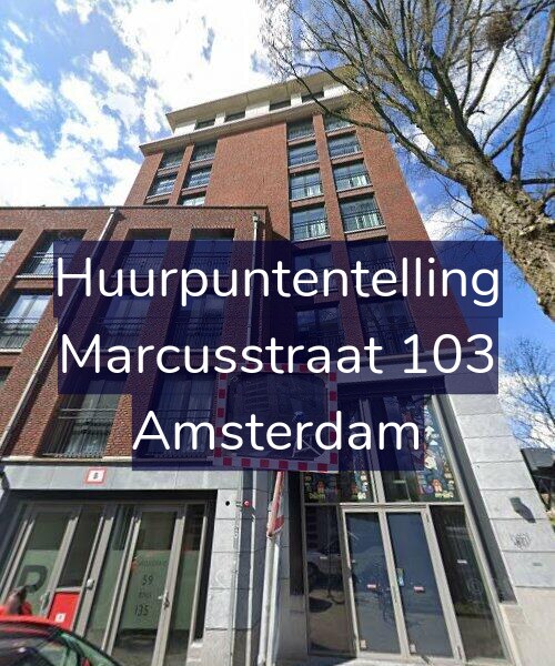 Foto gevel Huurpuntentelling voor Marcusstraat 103, Amsterdam