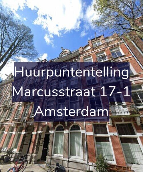 Foto gevel Huurpuntentelling voor Marcusstraat 17-1, Amsterdam