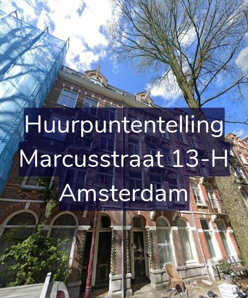 Foto gevel Huurpuntentelling voor Marcusstraat 13-H, Amsterdam