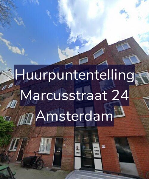 Foto gevel Huurpuntentelling voor Marcusstraat 24, Amsterdam