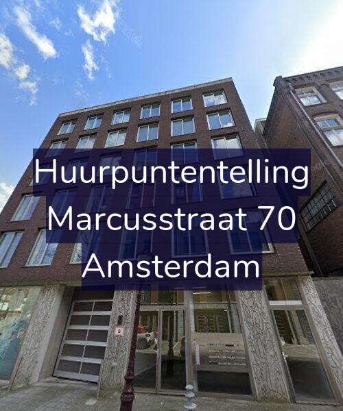 Foto gevel Huurpuntentelling voor Marcusstraat 70, Amsterdam