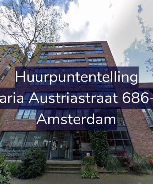 Foto gevel Huurpuntentelling voor Maria Austriastraat 686-A, Amsterdam