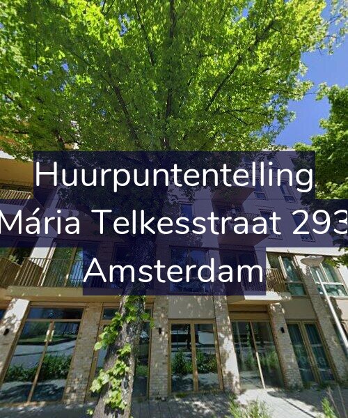 Foto gevel Huurpuntentelling voor Mária Telkesstraat 293, Amsterdam
