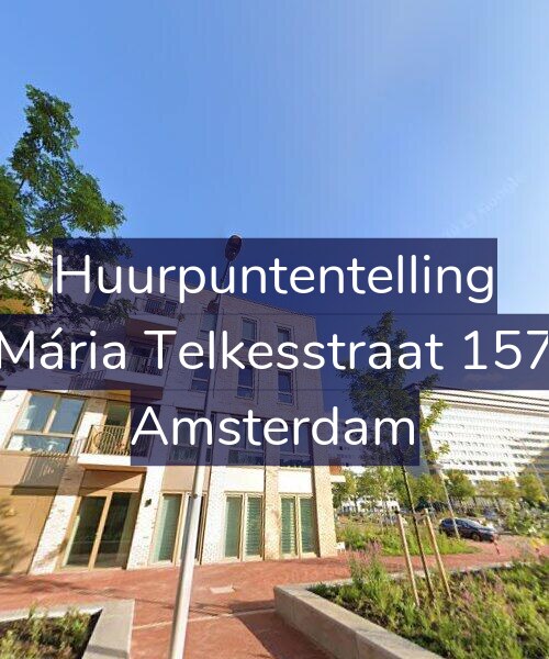 Foto gevel Huurpuntentelling voor Mária Telkesstraat 157, Amsterdam
