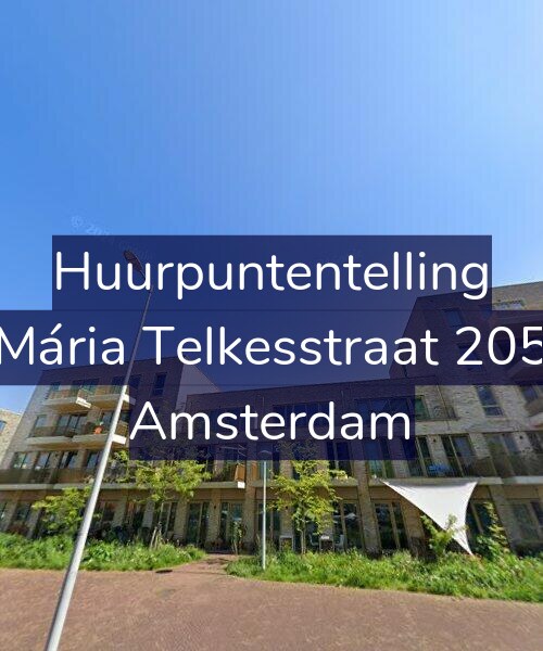 Foto gevel Huurpuntentelling voor Mária Telkesstraat 205, Amsterdam