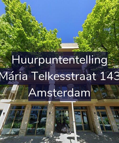 Foto gevel Huurpuntentelling voor Mária Telkesstraat 143, Amsterdam