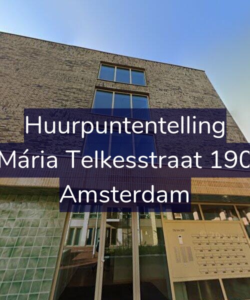 Foto gevel Huurpuntentelling voor Mária Telkesstraat 190, Amsterdam