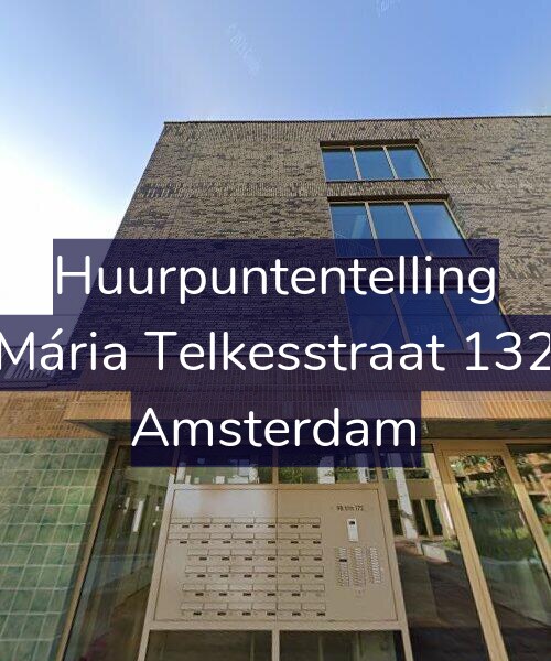 Foto gevel Huurpuntentelling voor Mária Telkesstraat 132, Amsterdam