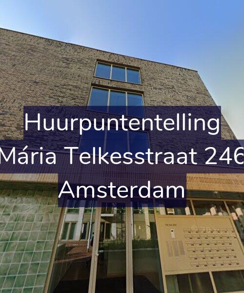 Foto gevel Huurpuntentelling voor Mária Telkesstraat 246, Amsterdam