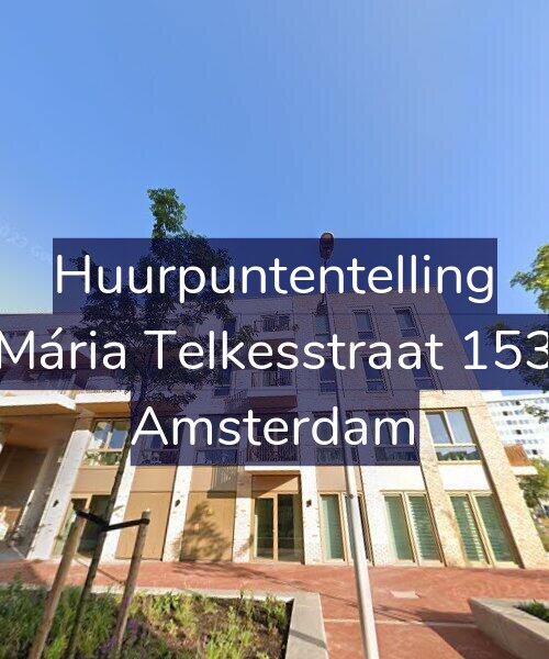 Foto gevel Huurpuntentelling voor Mária Telkesstraat 153, Amsterdam