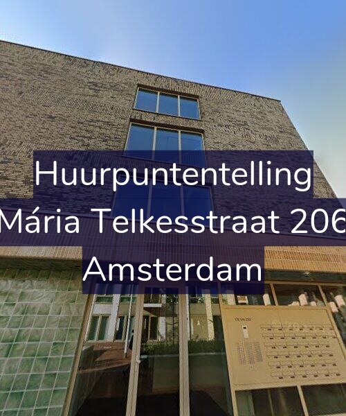 Foto gevel Huurpuntentelling voor Mária Telkesstraat 206, Amsterdam