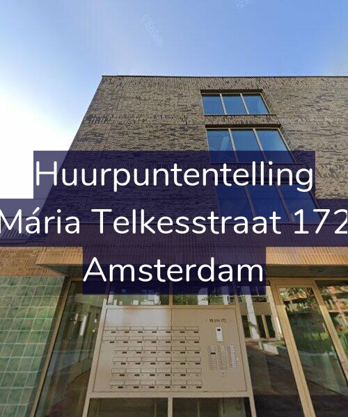 Foto gevel Huurpuntentelling voor Mária Telkesstraat 172, Amsterdam