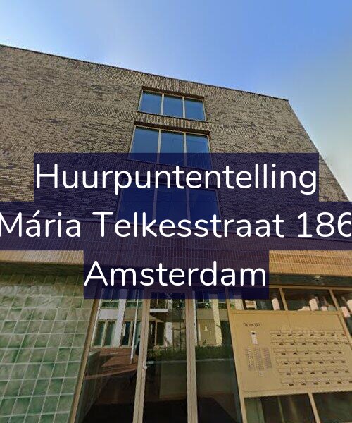 Foto gevel Huurpuntentelling voor Mária Telkesstraat 186, Amsterdam