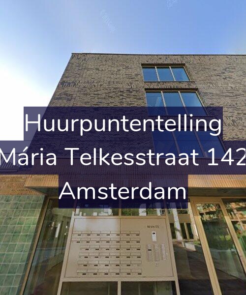 Foto gevel Huurpuntentelling voor Mária Telkesstraat 142, Amsterdam