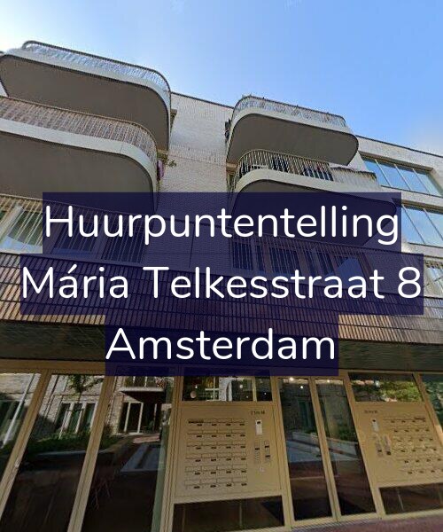 Foto gevel Huurpuntentelling voor Mária Telkesstraat 8, Amsterdam
