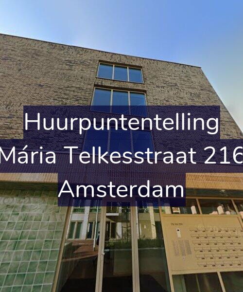 Foto gevel Huurpuntentelling voor Mária Telkesstraat 216, Amsterdam