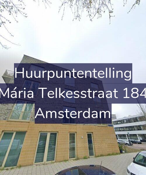 Foto gevel Huurpuntentelling voor Mária Telkesstraat 184, Amsterdam