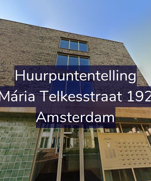 Foto gevel Huurpuntentelling voor Mária Telkesstraat 192, Amsterdam