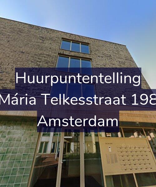 Foto gevel Huurpuntentelling voor Mária Telkesstraat 198, Amsterdam