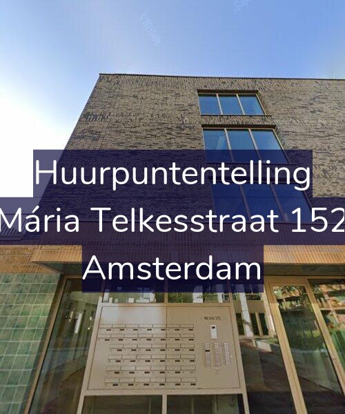 Foto gevel Huurpuntentelling voor Mária Telkesstraat 152, Amsterdam