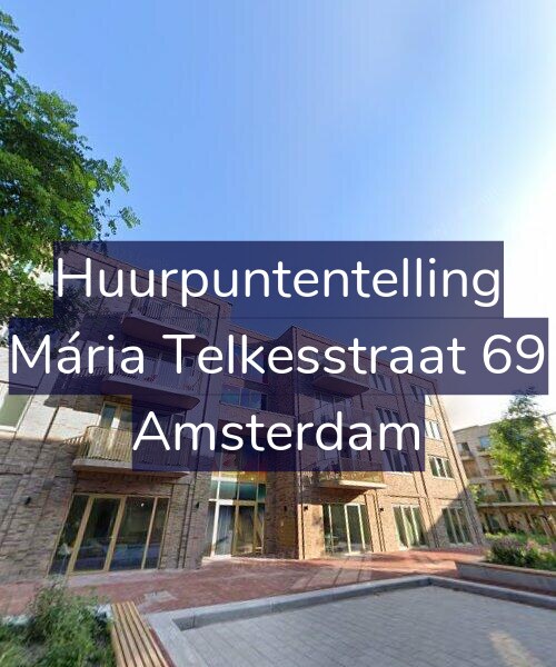 Foto gevel Huurpuntentelling voor Mária Telkesstraat 69, Amsterdam