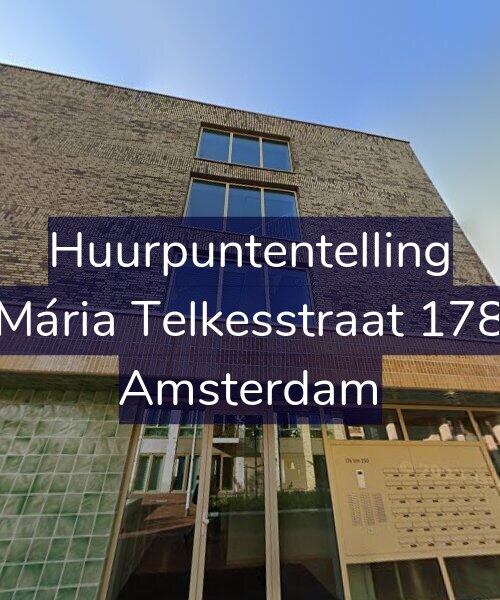 Foto gevel Huurpuntentelling voor Mária Telkesstraat 178, Amsterdam