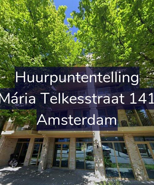Foto gevel Huurpuntentelling voor Mária Telkesstraat 141, Amsterdam