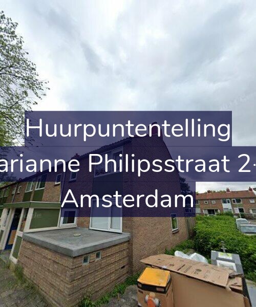 Foto gevel Huurpuntentelling voor Marianne Philipsstraat 2-H, Amsterdam