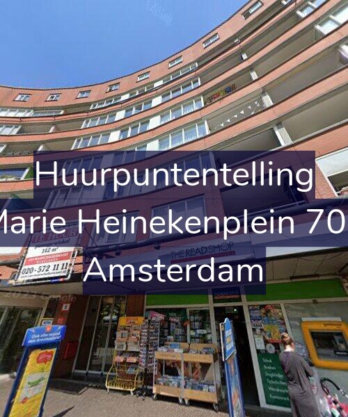 Foto gevel Huurpuntentelling voor Marie Heinekenplein 701, Amsterdam