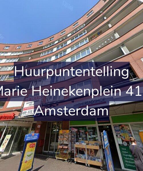 Foto gevel Huurpuntentelling voor Marie Heinekenplein 412, Amsterdam