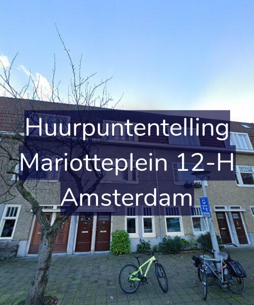 Foto gevel Huurpuntentelling voor Mariotteplein 12-H, Amsterdam