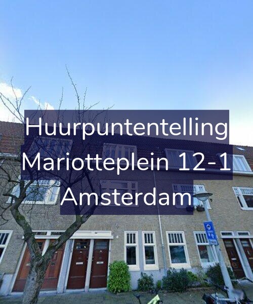 Foto gevel Huurpuntentelling voor Mariotteplein 12-1, Amsterdam