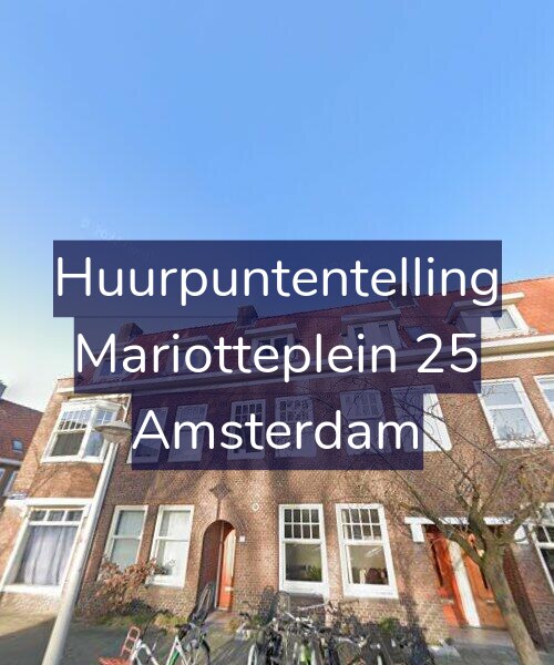 Foto gevel Huurpuntentelling voor Mariotteplein 25, Amsterdam