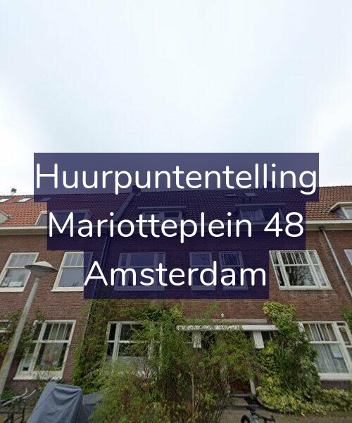 Foto gevel Huurpuntentelling voor Mariotteplein 48, Amsterdam