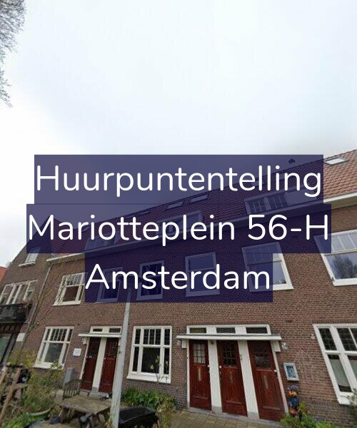 Foto gevel Huurpuntentelling voor Mariotteplein 56-H, Amsterdam